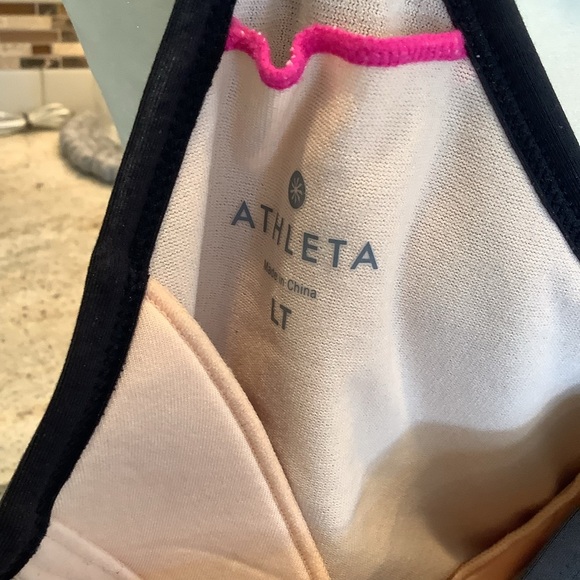 Athleta Shorebreak Swim Dress Black Size Large Tall - Picture 3 of 8